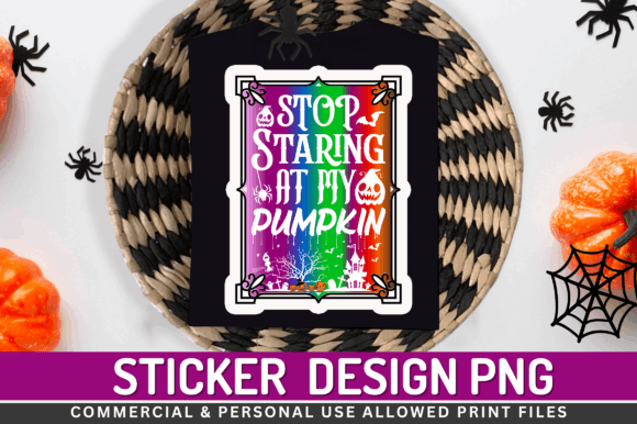 Download Stop Staring at My Pumpkin Stickers - Pumpkin stickers Collection