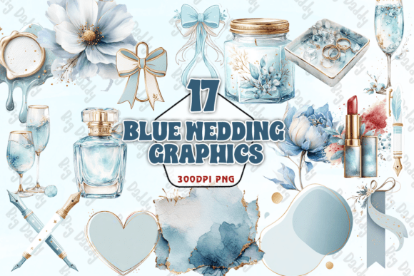 Download Blue Wedding Graphics PNG - Wedding graphics Collection
