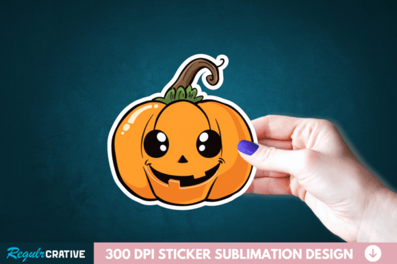 Download Cute Halloween Pumpkin Stickers Clipart - Pumpkin stickers Collection