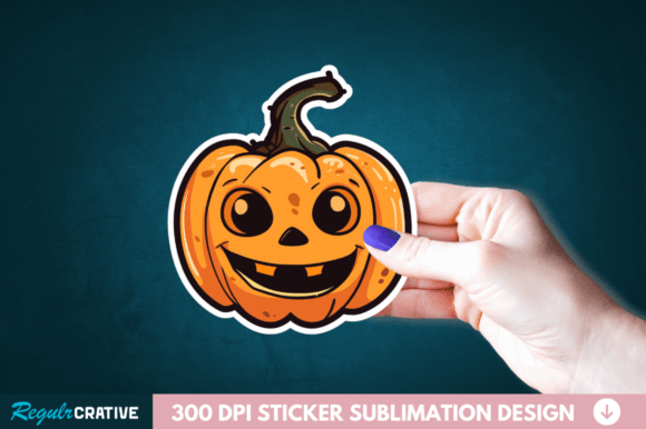 Download Cute Halloween Pumpkin Stickers Clipart - Pumpkin stickers Collection