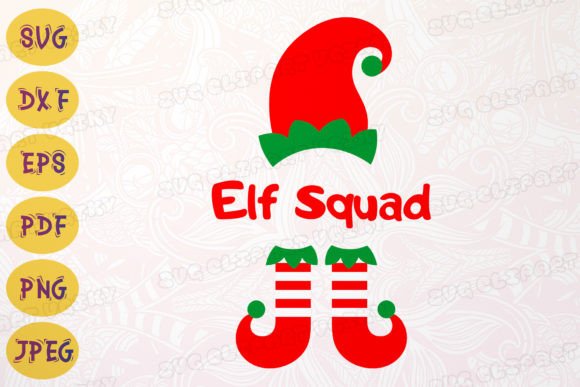 Download Elf Squad Goals SVG Cricut Hat Boots DXF - Goals Collection