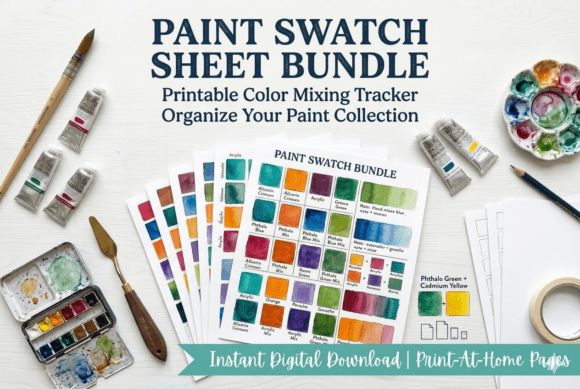 Download Paint Swatch Sheet Bundle - Sheet Collection