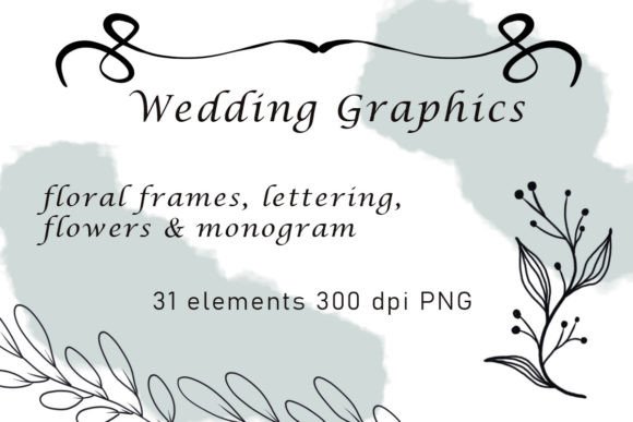 Download Wedding Graphics, Lettering, Clipart Png - Wedding graphics Collection