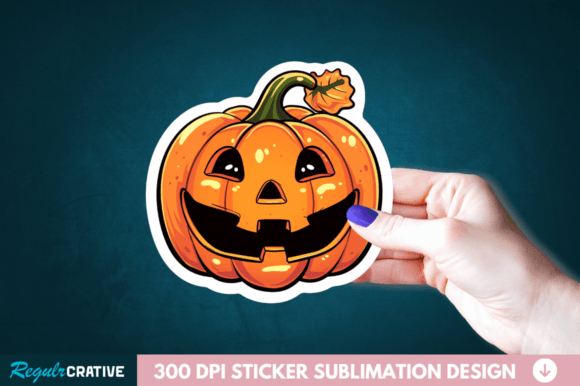 Download Cute Halloween Pumpkin Stickers Clipart - Pumpkin stickers Collection