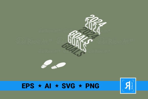 Download 2024 New Year Goals Isometric Stairs - Goals Collection